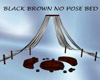 Black Brown No Pose Bed