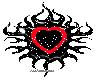 animated blk n red heart