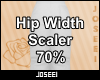 Hip Width Scaler 70%