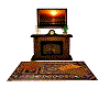 Sunset fireplace 