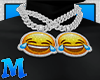 Laugh Emoji Dual Chain M