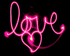 neon love sign