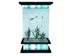 teal fish tank