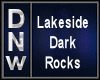 Lakeside Dark Rocks