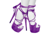 purple sandals
