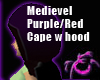 Medievel Red/Purple&Hood
