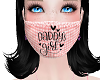 Daddys Girl Mask Pink