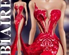 B1l Wang Red Gown W T