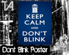 Dont Blink Poster