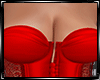 Lingerie Corset Red Top
