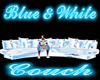 Blue&White Family Couch