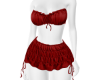 red boho set