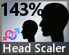 Head Scaler 143% M A