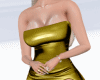 Latex Goldy Dress