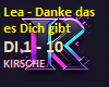 Danke das es Dich gibt..