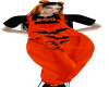 Orange Boo Coveralls