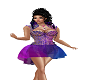 OA purple spike dress