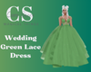 Wedding Green Lace Dress