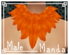 .M. Orange Fur Collar :M