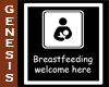 Breastfeed welcome sign