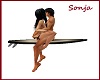 Kissing Surf Board