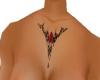 tribal tattoo (chest)