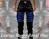Leather Baggy Royal Blue