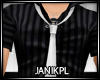 jnk~ BLACK SHIRT + TIE