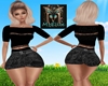 MzE Black lacy fit