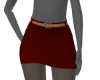 Corduroy Miniskirt red
