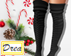 Black Thigh Socks