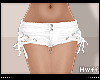 H.  White Shorts