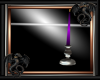 Purple Taper Candle