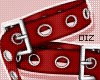 !!D Legs Straps Maroon