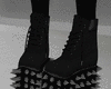 C! Spike Boots - Black