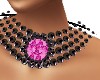 Black pearls and pink