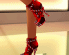 RED FASHION BOOTS