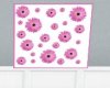 Pink flowers poster