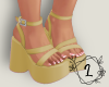 L. Aurora heels yellow