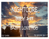 (NC) Baby I Love You