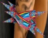 Rainbow Spiked Garter [R