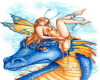 blue dragon & faerie