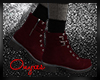 O|Burgundy Winter Shoes