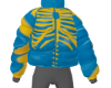 Blue Skeleton Bones F