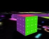 Neon rubic cube