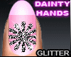 Pink Nails Glitter 03