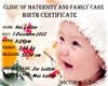 Zoe birth certificate