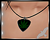 weed guitar pick necklac