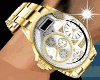 Gold Diesel Watch