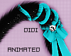 !!D Cute Cat Tail Teal